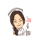 Cute nurse Lady（個別スタンプ：35）