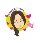Cute nurse Lady（個別スタンプ：37）