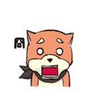 shiba inu wearing a scarf（個別スタンプ：15）