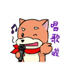 shiba inu wearing a scarf（個別スタンプ：24）