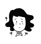Melancholy girl here（個別スタンプ：4）