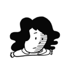 Melancholy girl here（個別スタンプ：6）
