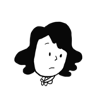 Melancholy girl here（個別スタンプ：7）