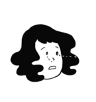 Melancholy girl here（個別スタンプ：8）