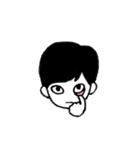 三白眼のみさきちゃん（個別スタンプ：34）