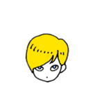 三白眼のみさきちゃん（個別スタンプ：35）