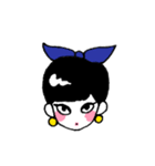 三白眼のみさきちゃん（個別スタンプ：36）