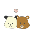 LOVE BEAR AND PANDA（個別スタンプ：10）