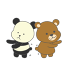 LOVE BEAR AND PANDA（個別スタンプ：21）