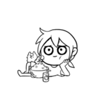 Lazy girl's life（個別スタンプ：16）