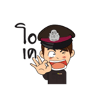 Thai Cute Police（個別スタンプ：4）