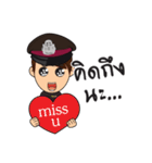 Thai Cute Police（個別スタンプ：9）