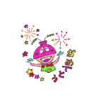 Hachou ＆ Purple（個別スタンプ：31）