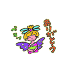 Hachou ＆ Purple（個別スタンプ：32）