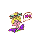 Hachou ＆ Purple（個別スタンプ：36）