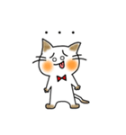 白ねこプー太（個別スタンプ：18）