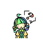 おんなのこ、ときどきこびと（個別スタンプ：7）