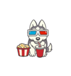 Playful Husky Animated（個別スタンプ：2）