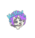 Playful Husky Animated（個別スタンプ：7）