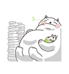 Chubby Dog and Naughty Frog（個別スタンプ：8）