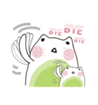 Chubby Dog and Naughty Frog（個別スタンプ：14）