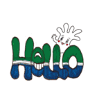 Miss Glove and English Stickers（個別スタンプ：1）