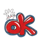 Miss Glove and English Stickers（個別スタンプ：2）