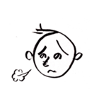 おじいちゃんの”へのへのもへじ”（個別スタンプ：20）