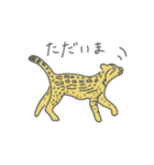 日常会話で使える世界のねこ科スタンプ（個別スタンプ：35）