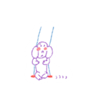 カラフルなダックスのスタンプ・2（個別スタンプ：5）