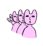 ゆかいなうさぎたち（個別スタンプ：3）