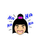 Emiko's funny face stickers（個別スタンプ：6）