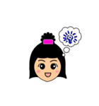 Emiko's funny face stickers（個別スタンプ：37）