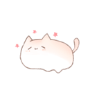 cotton candy cat with rabbit（個別スタンプ：3）