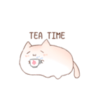 cotton candy cat with rabbit（個別スタンプ：4）