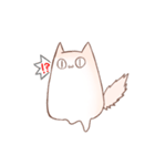 cotton candy cat with rabbit（個別スタンプ：9）