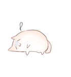 cotton candy cat with rabbit（個別スタンプ：15）