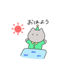 無表情のねこ2（個別スタンプ：1）