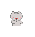 無表情のねこ2（個別スタンプ：4）