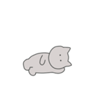無表情のねこ2（個別スタンプ：21）