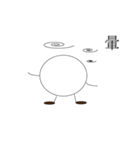 Triangle with round daily life（個別スタンプ：14）