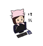Cat girl is cute（個別スタンプ：3）