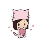 Cat girl is cute（個別スタンプ：21）