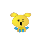 Small yellow yo（個別スタンプ：4）