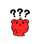りんごくま（個別スタンプ：35）
