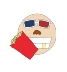 cheerfull bald（個別スタンプ：3）