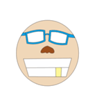 cheerfull bald（個別スタンプ：4）