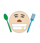 cheerfull bald（個別スタンプ：13）
