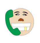 cheerfull bald（個別スタンプ：14）