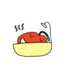 変なトマトのスタンプ（個別スタンプ：12）